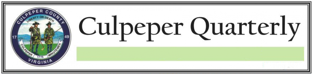 Culpeper Quarterly Banner with County Seal